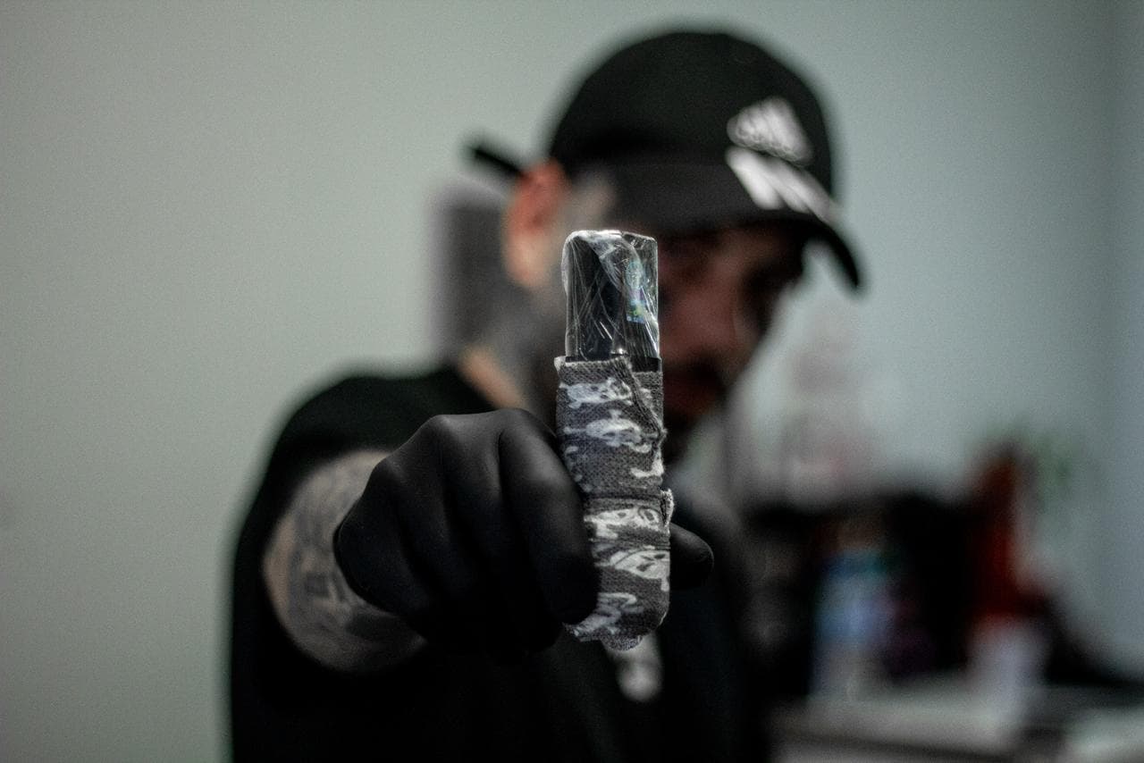 Tattoo Artist Working